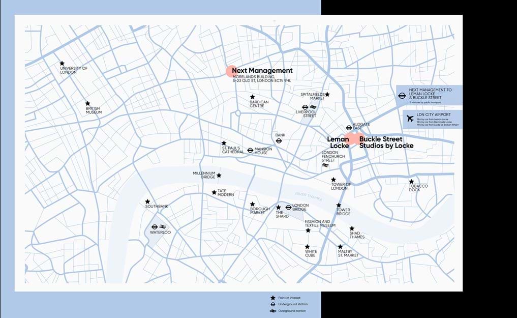 Stay across London.