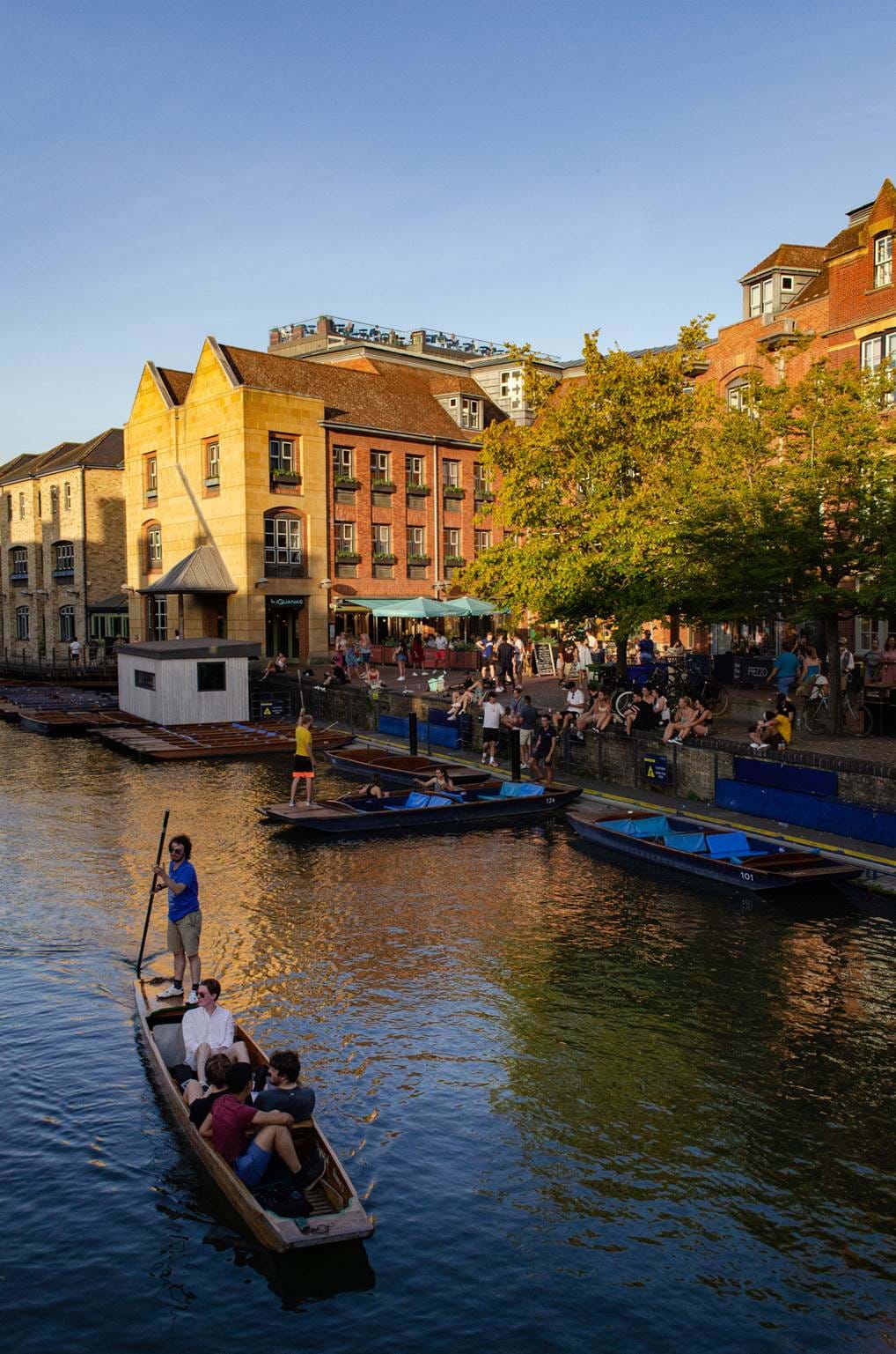 <p>Punting on the River Cam.</p>