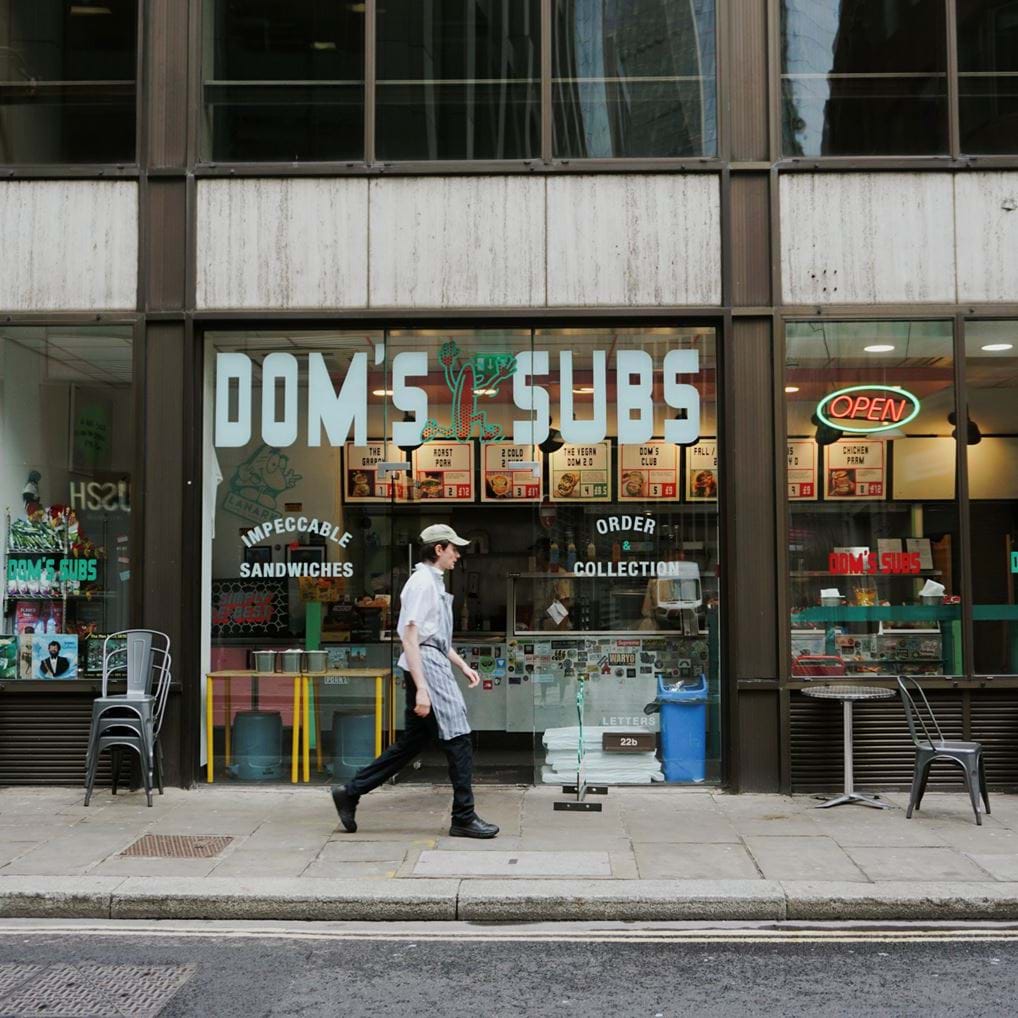 <p>Dom's Subs, Aldgate</p>