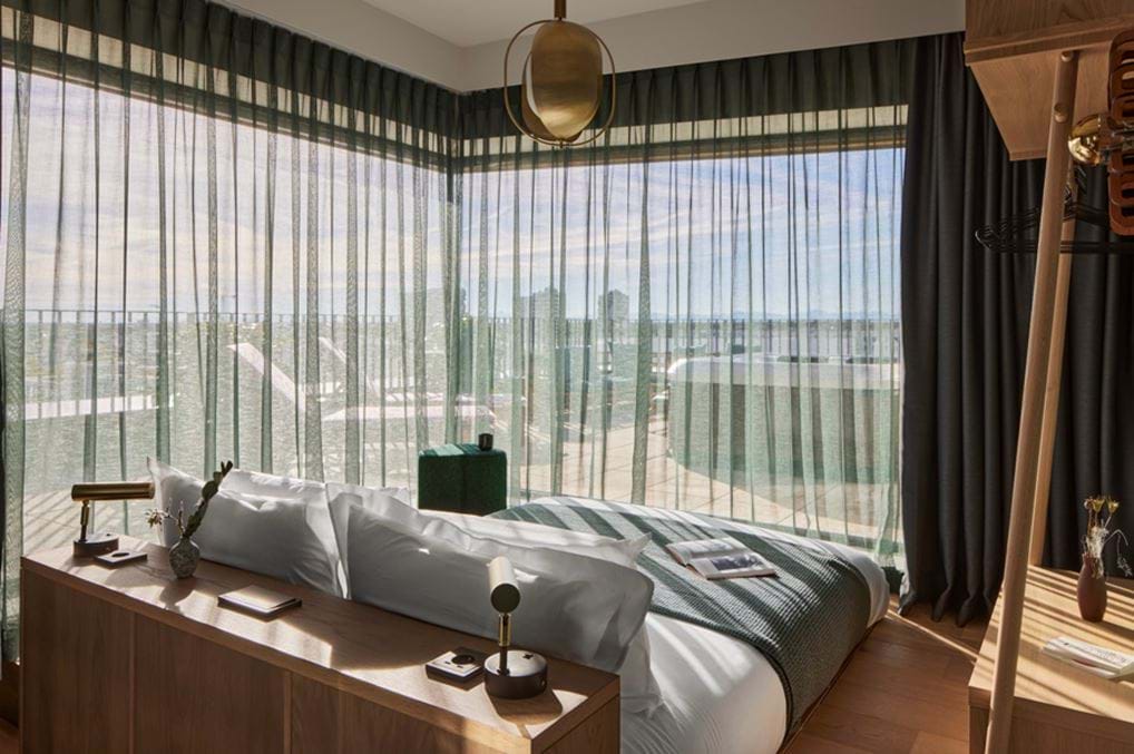 <p>Aussicht: WunderLocke Penthouse Suite </p>