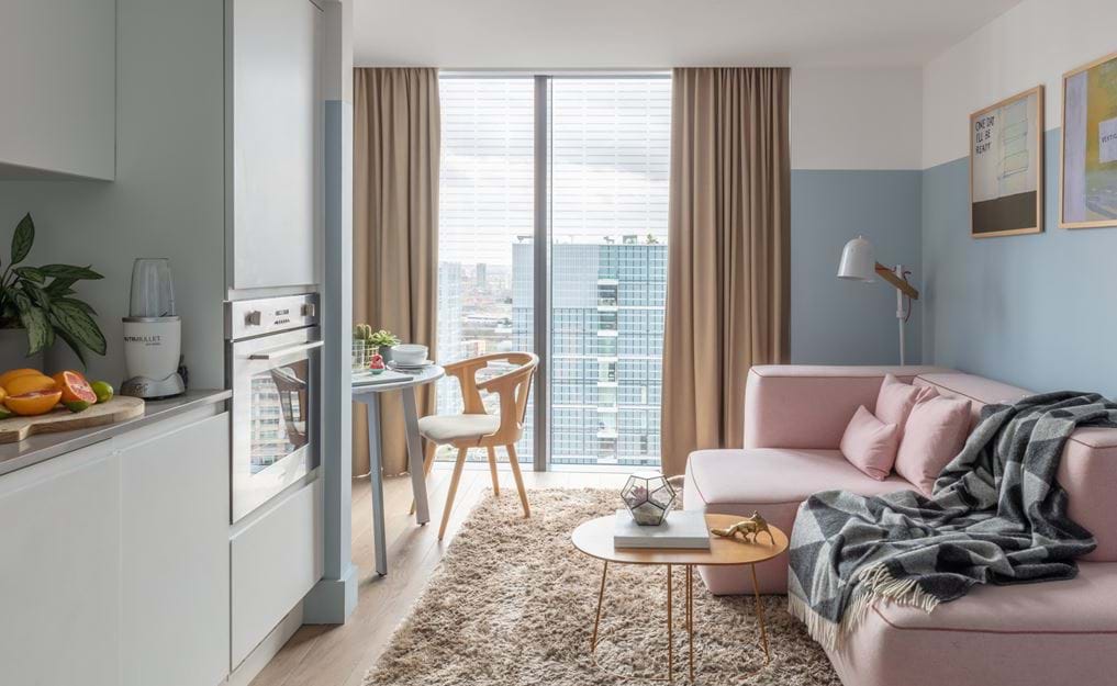 Stylish aparthotel in Aldgate, East London.