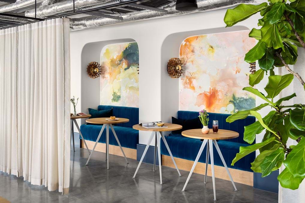 Co-working area at Turing Locke.