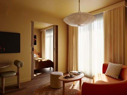 Durchgehende Suite mit einem Schlafzimmer | Le Jardin de Verre by Locke