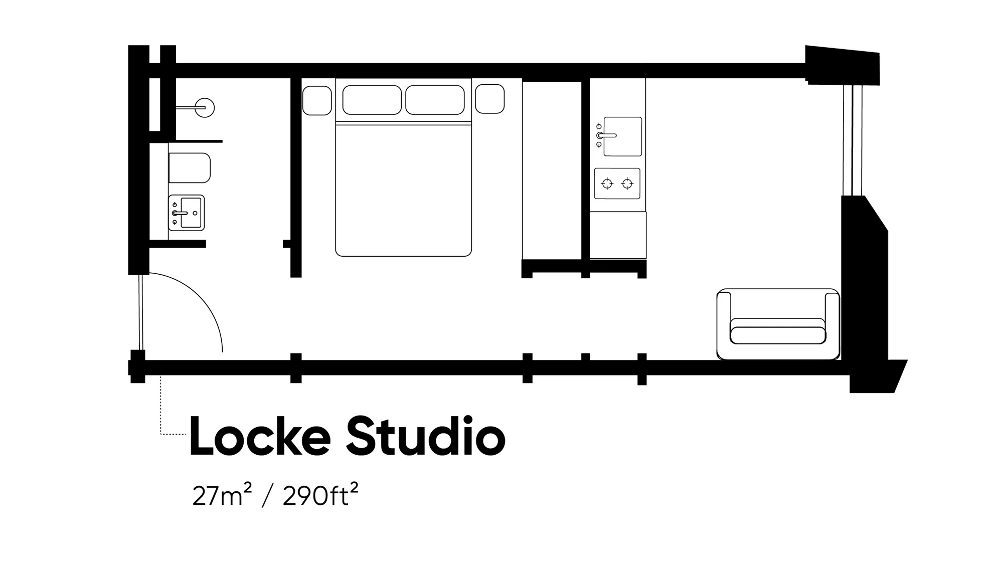View Locke Studio | Turing Locke in 47 Eddington Avenue, CB3 1AS Locke Studio | Turing Locke in 47 Eddington Avenue, CB3 1AS - Property image 2 - VivreStays